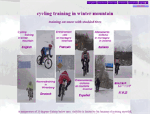 Tablet Screenshot of icebiking.yukishigure.com